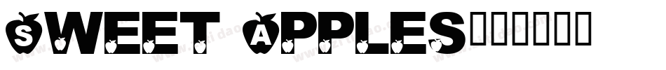 Sweet Apples字体转换